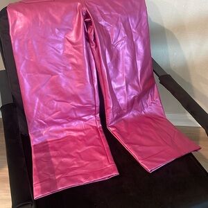 Colette Cropped Wide-Leg
Faux Leather Pants by Maeve